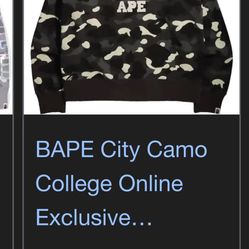 Bape Sweater Glow In The Dark 