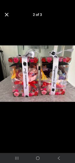 New graduation soap flower gift