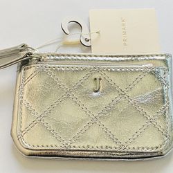Primark Silver Letter “J” Coin Purse New with Tags 