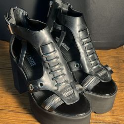 KILLSTAR DARK ARTS PLATFORM SANDALS