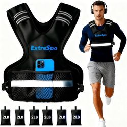 Adjustable Weighted Vest for Women and Men