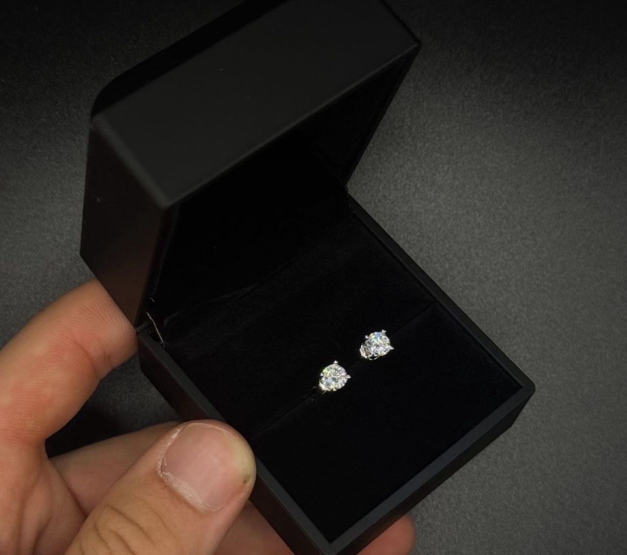 .5 CT Lab Grown Diamond Stud Earrings