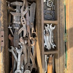 Vintage Tools With Chest