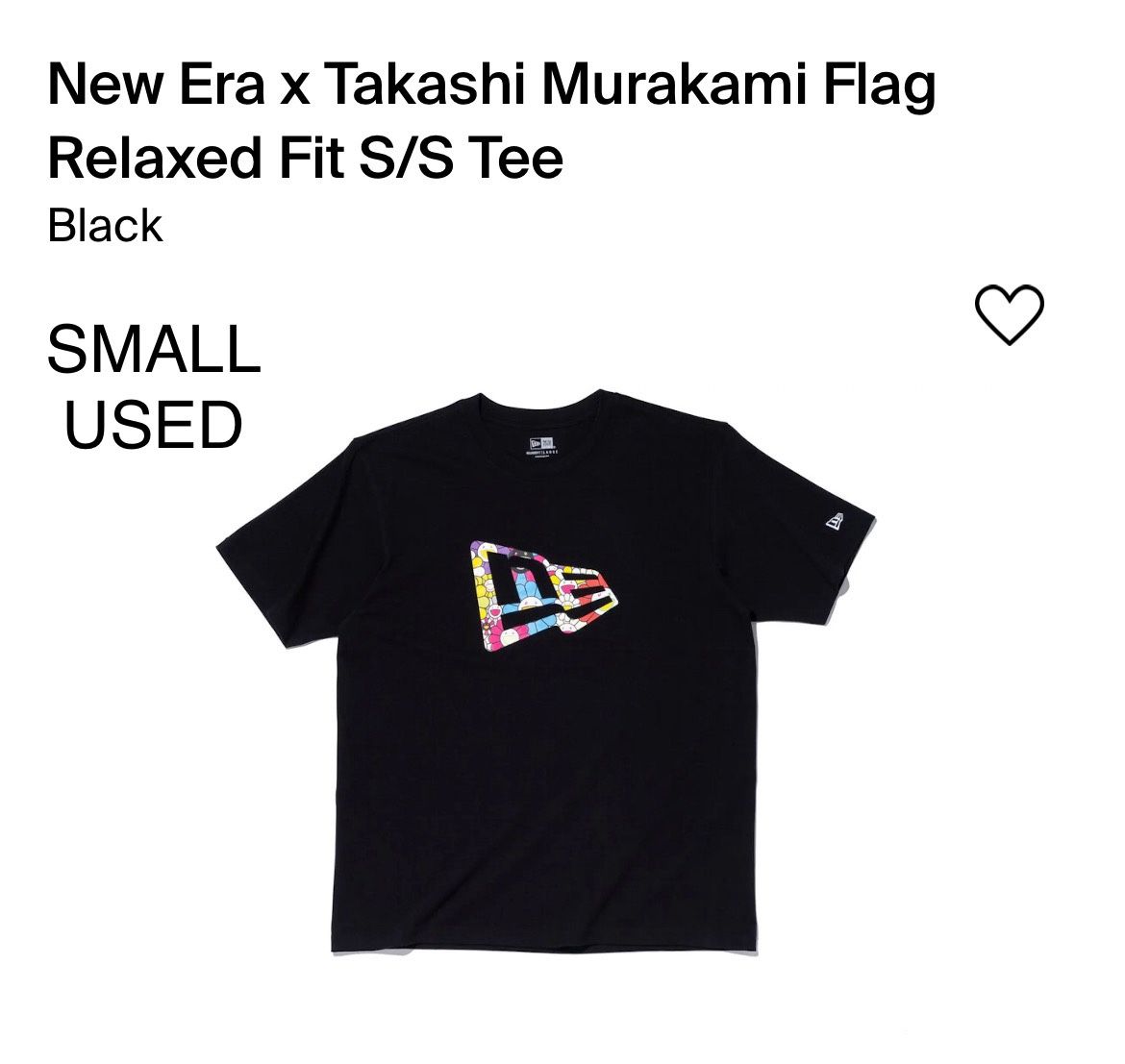 Murakami x New Era Tshirt Small Black