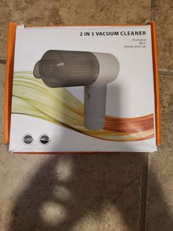 2-in-1 Portable Mini Vacuum Cleaner