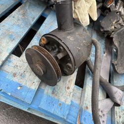 Mustang 66 Power Steering Pump W Bracket 