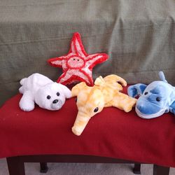 CALTOY Sea Creature Stuffed Animals Hand Puppet Set