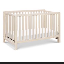 Crib + Mattress + Toddler Rail