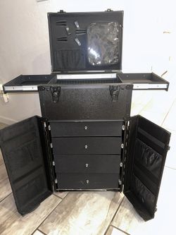 Rolling Makeup Cart