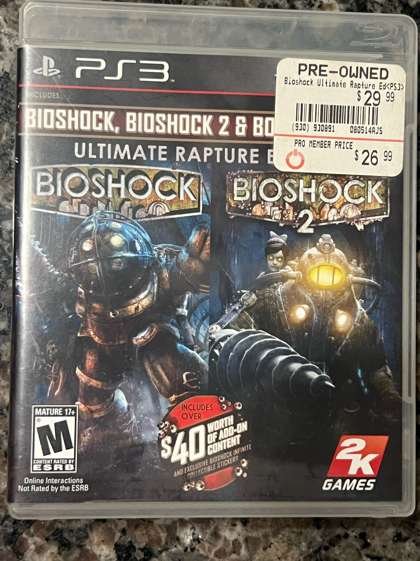 Bio Shock 1&2 PS3 Game