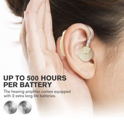 Hearing Aids, Hearing Aids Amplifier for Seniors Hearing Amplifier with Noise Canceling for Adults Hearing Loss Hearing Aid Ear Hearing Assist Devices