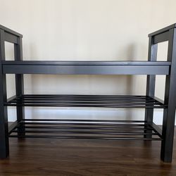 HEMNES Bench with shoe storage, white, 33 1/2x12 5/8 - IKEA