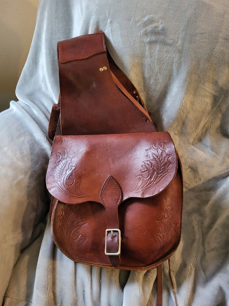 Leather Saddle Bags