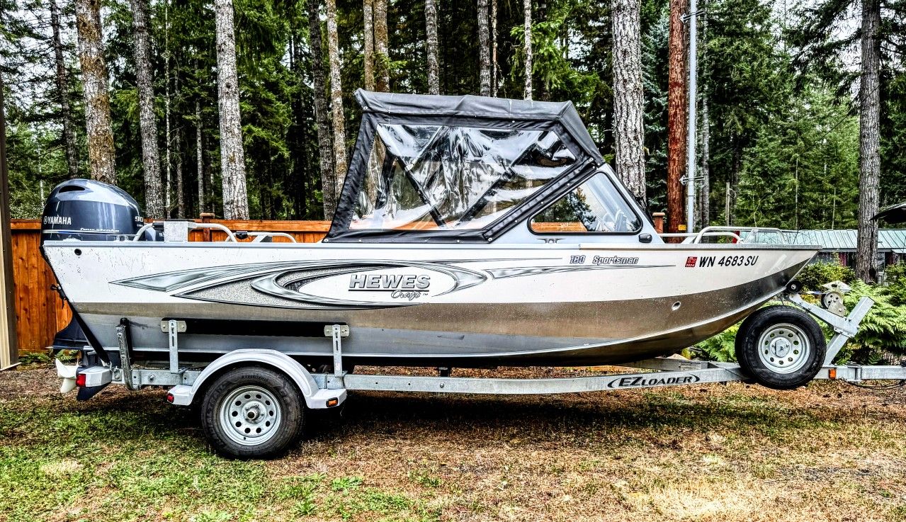 2020 Hewescraft Sportsman 180 Boat 18ft w/ Trailer