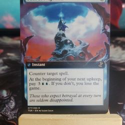 Magic the Gathering Custom Proxy Pact of Negation Extended Art