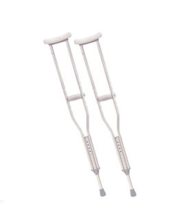 Adjustable Aluminum Underarm Crutches Pair