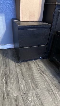 Black night stand