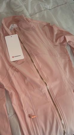 Baby Pink rose gold zipper Lulu