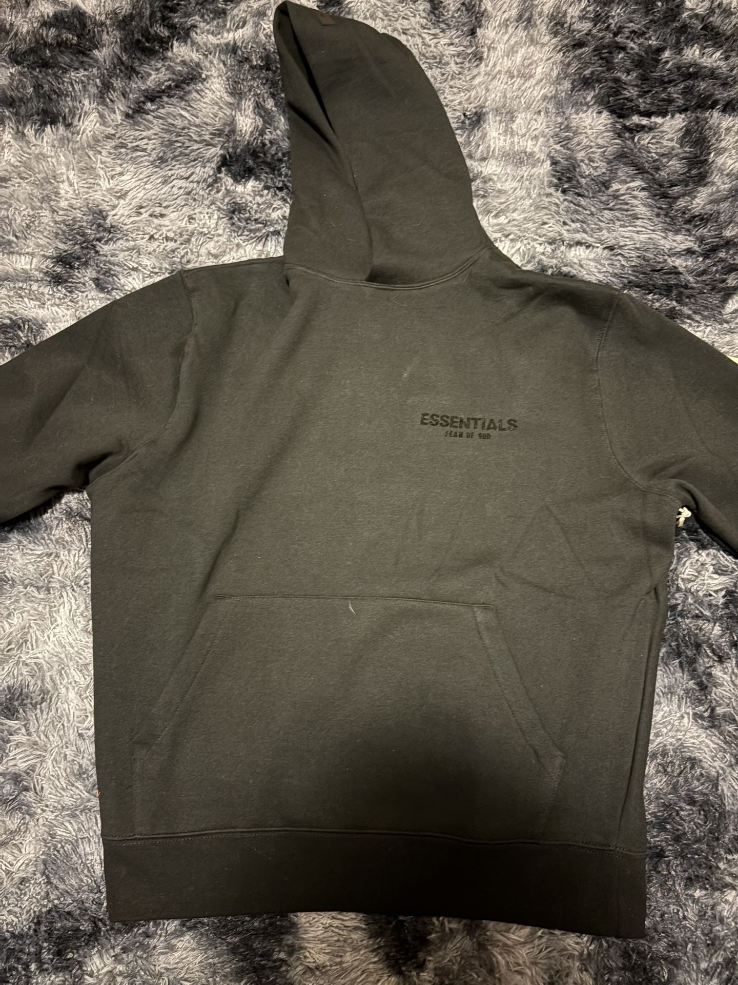 Essential hoodies ⭐️Stretch limo black(all Sizes)