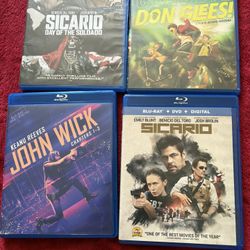 Vendo Estos DVD Blu-Ray Está Nuevos En Caja Con Originales No Están Rayados 