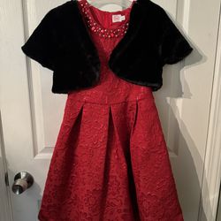 Little Girl’s Red Dress