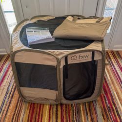 NEW Foldable Portable Soft 36"x 36" x 24" Pet Playpen Exercise Dog or Cat Puppy + Carrying Case 
