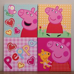 Peppa Pig Canvas Wall Art