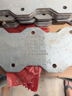 Simpson Strong-Tie galvanized steel connectors