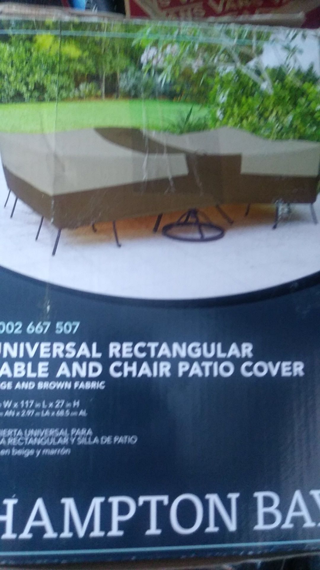 Patio furniture cover