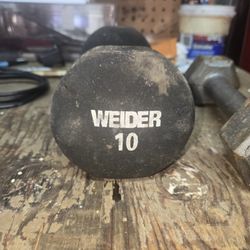 1-10 Lb. &1-5 Lb. Dumbell 