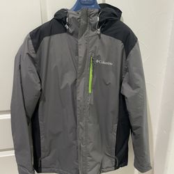 Columbia Men’s/Women’s grey Ski/Snowboarding parka 