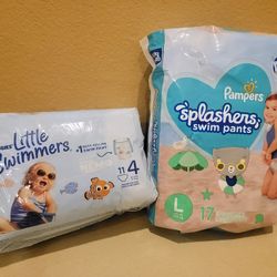 Swim Diapers, Huggies Little Swimmers , Pampers Splashers Swim Pants
