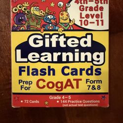 Gifted Learning Flash Cards