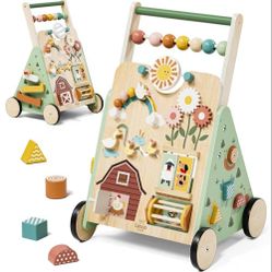 Lehoo Castle Wooden Baby Walker