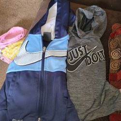 NEW 2T NIKE JACKET AND HOODIE