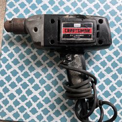 Vintage Sears Craftsman 1/2 “ Inch Drill (reversible)