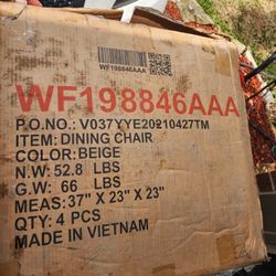 Dining room chairs set of four