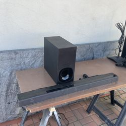 SONY SA-WZ9F Sound Bar And Subwoofer