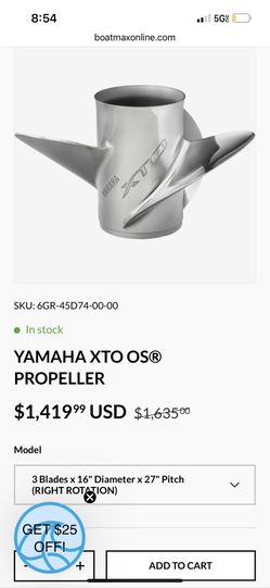 Yamaha XTO Prop