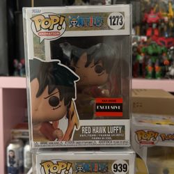 Funko Pop! One Piece Red Hawk Luffy 1273 AAA ANIME EXCLUSIVE 