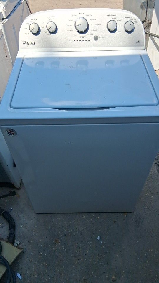 Whirlpool Washer 30 Days Warranty