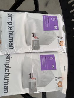 Simplehuman Code Q Trash Bags – 160 Liners (8 Packs)
