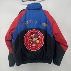Vintage Looney Tunes Puffer Jacket XL