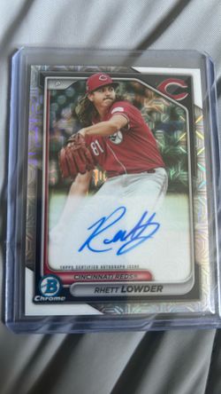 Rhett Lowder Bowman Chrome Auto 