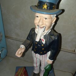 Antique Mechanical Coin Bank (Uncle Sam)