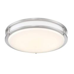 Designers Fountain
16 in. Voice Controlled Colors Brushed Nickel Smart Selectable CCT LED Ceiling Light Flush Mount