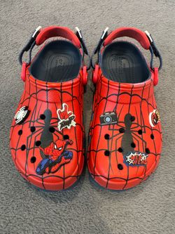 Kids SpiderMan crocs