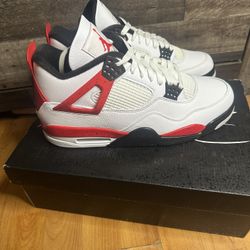 Jordan 4 Red Cement Size  12