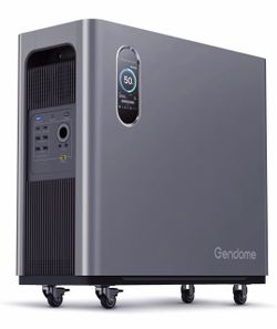 Gendome Portable Power Station Home3000, 3072Wh LiFePO₄ Battery, 3000W AC/140W USB-C Output, 17 Output Ports, Power Station for Home Use RVs Camping E