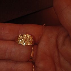 10k Size 10 Nugget Ring For Trade